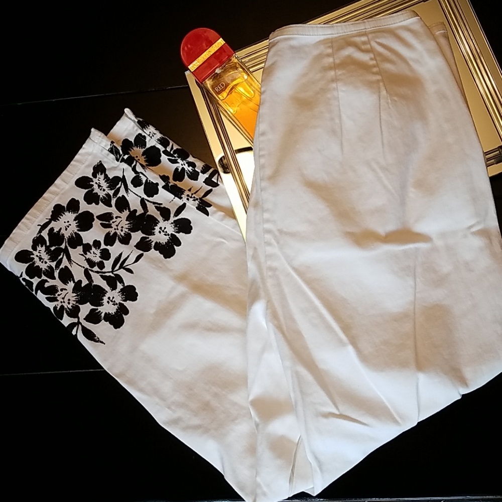 Floral Capri Pants